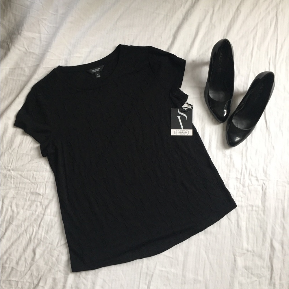 Not your basic black tee